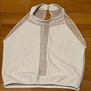 Lee + Lani White bikini/crop top